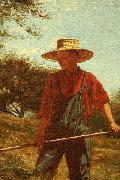 Winslow Homer Haymaking oil painting on canvas